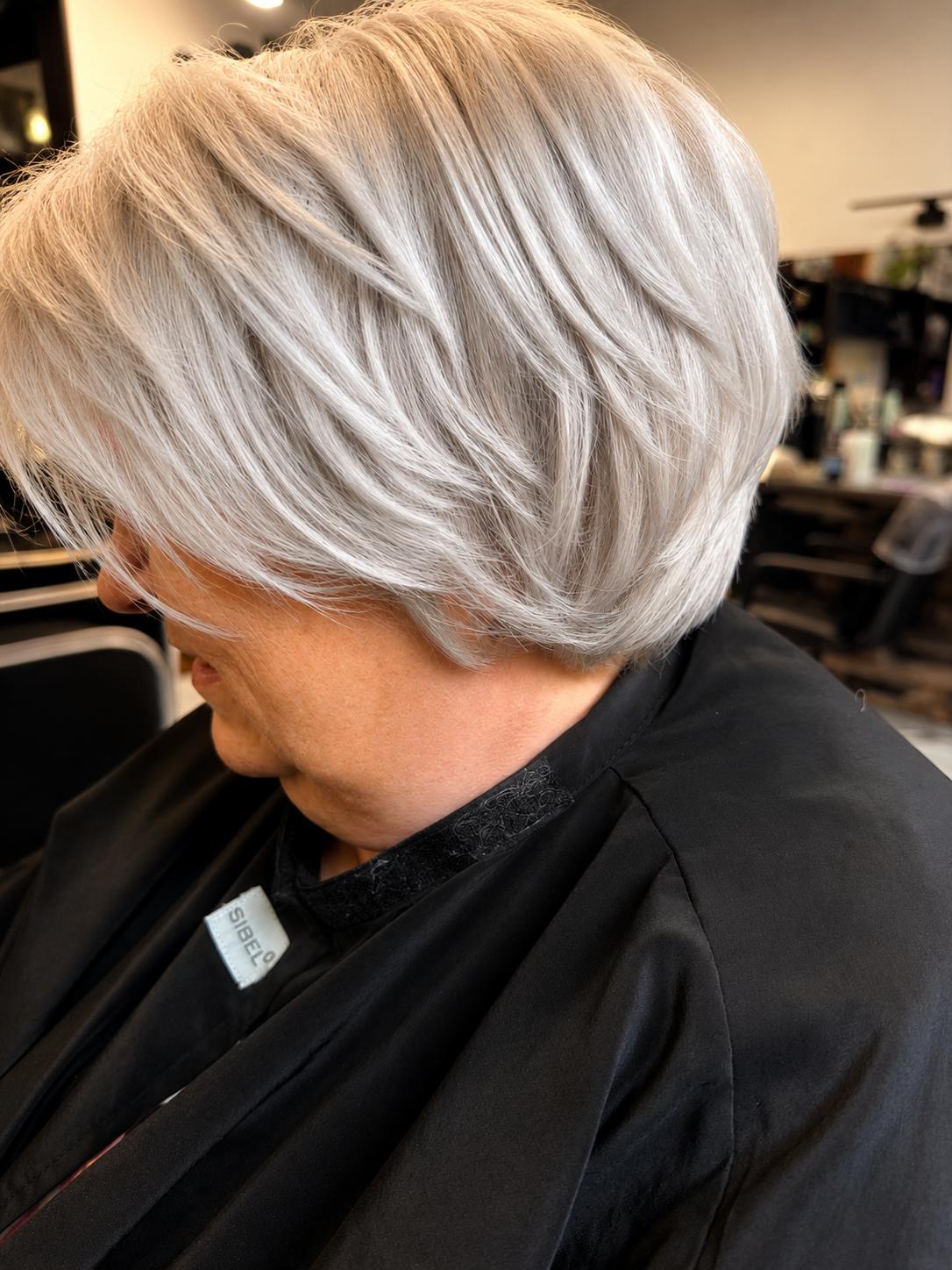Coupe femme et brushing soigné chez Raph'al coiffure à Ozouer-le-Voulgis
